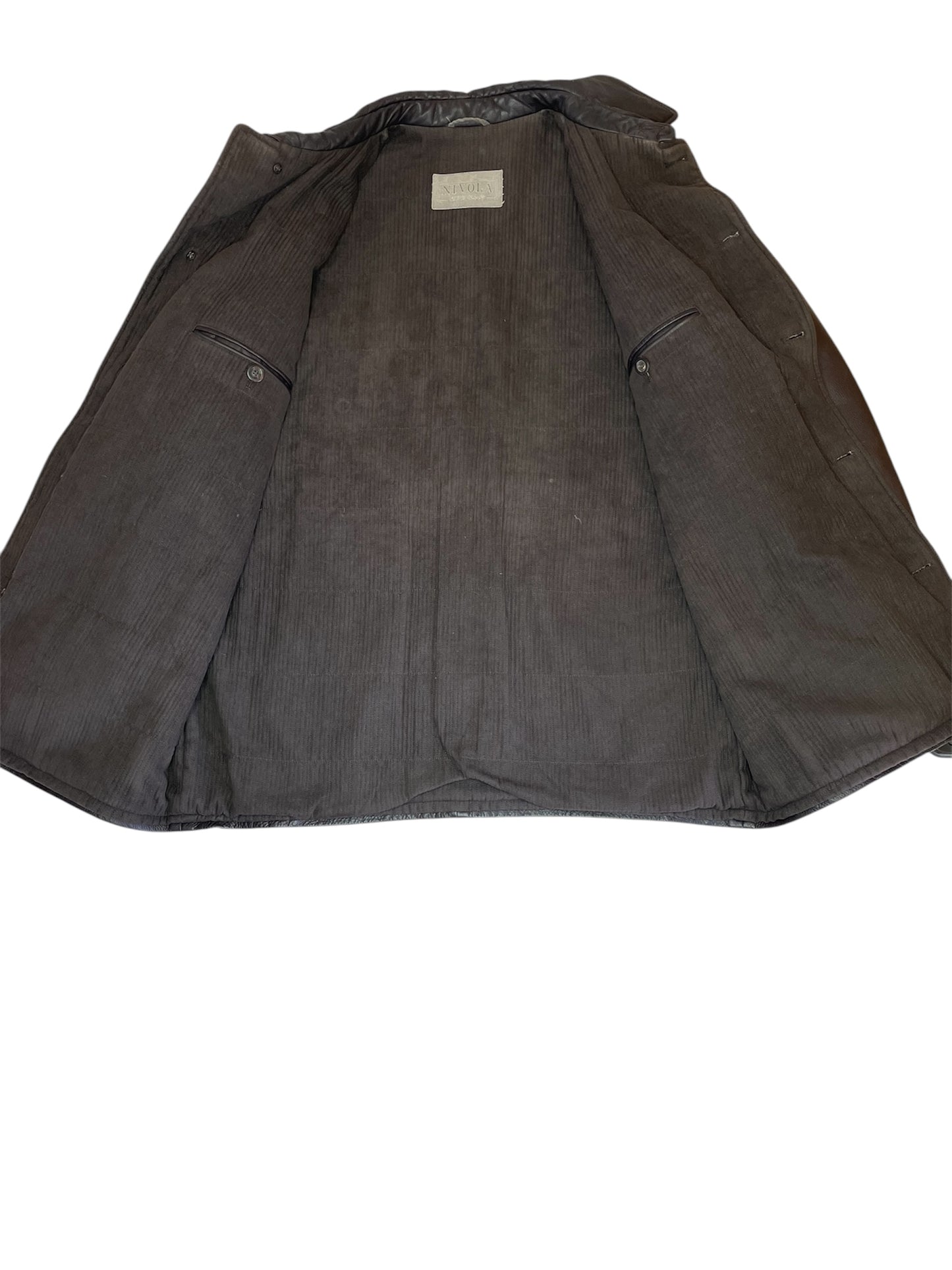 Nivola Vintage Oversize Lederjacke