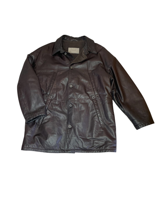 Nivola Vintage Oversize Lederjacke