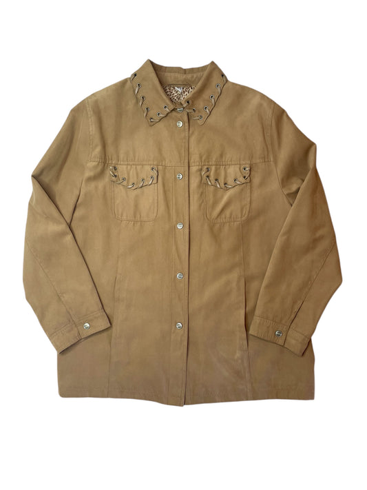Velours Jacke